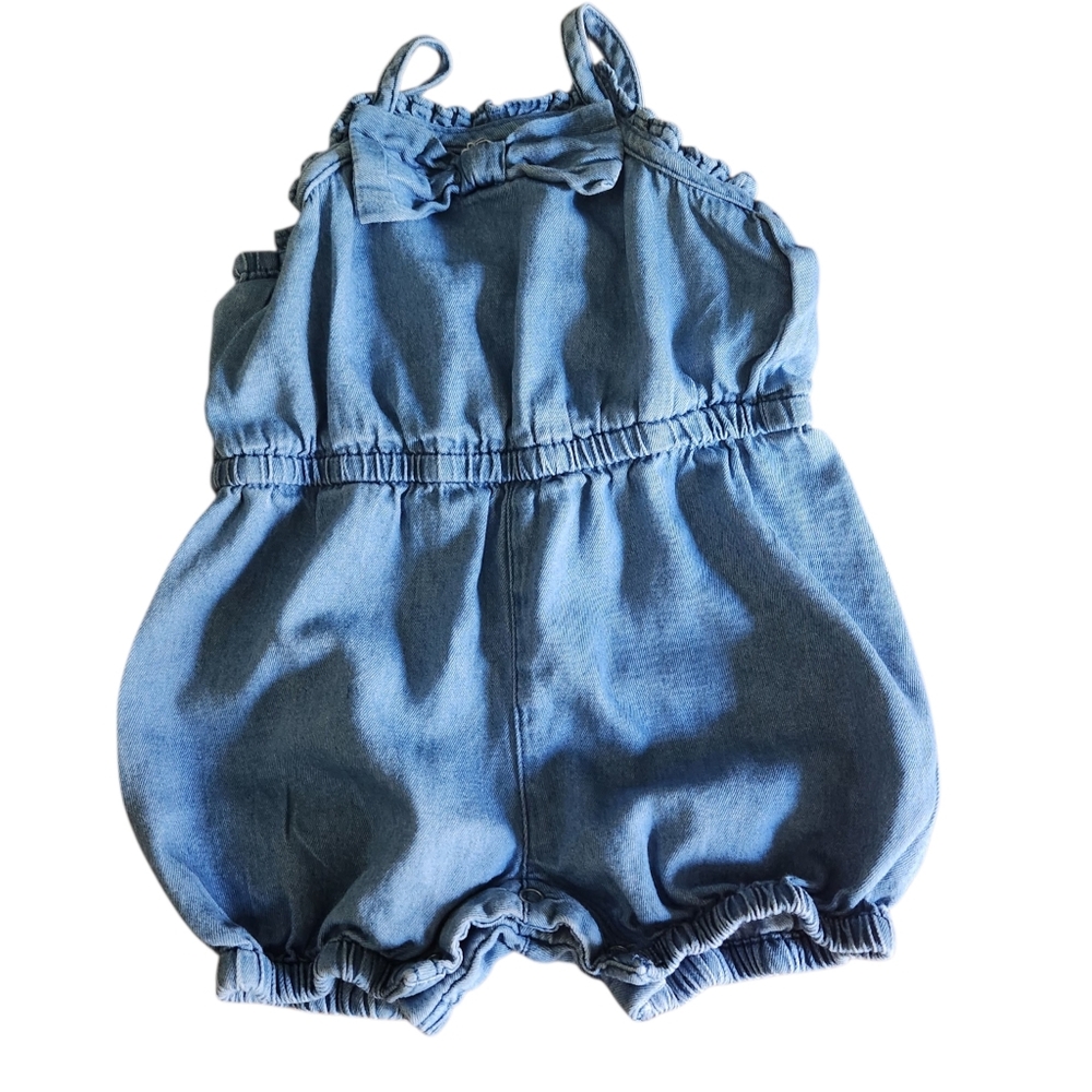 Cherokee Blue Denim Kids Vintage Romper